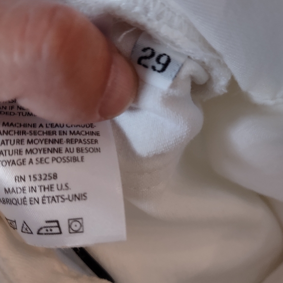 SPRWMN Billie Crop Flare Jeans White New With Defects - Picture 4 of 16